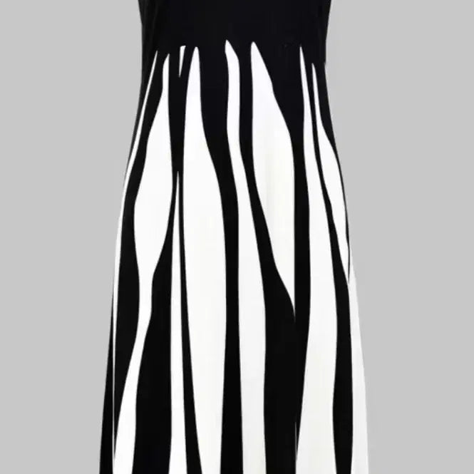 [BUNJANG] Modern Pattern Maxi Dress / 세련 맥시 원피스xl.새상품