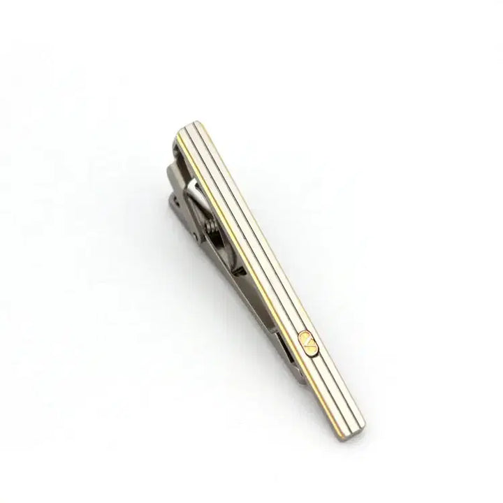 [BUNJANG] Valentino Garavani B+ Grade 5.5cm High-End Luxury Tie Clip / 발렌티노 가라바니 B+등급 5.5cm 하이엔드 명품넥타이핀