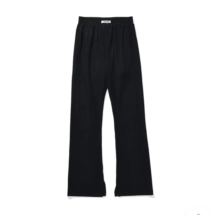 [BUNJANG] LotsU Flare Cool Pants Black Free Size / (새상품) 라츠유 플레어 쿨 팬츠 블랙 프리사이즈