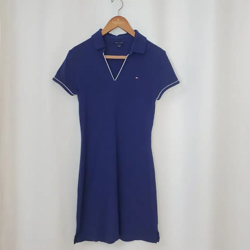 [BUNJANG] Tommy Hilfiger Cotton Dress Navy M / 타미 원피스 M