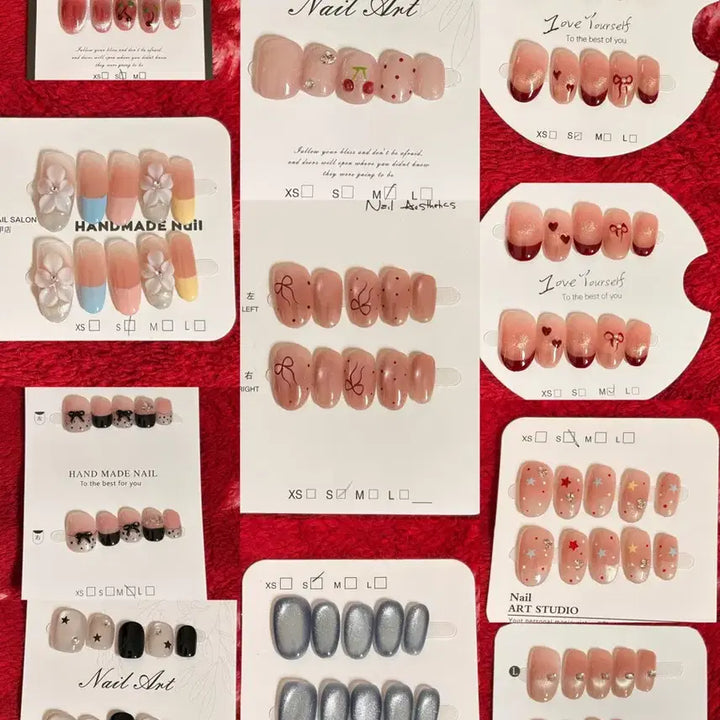 [BUNJANG] Handmade Nail Tips Bundle Set / 수제네일팁 일괄