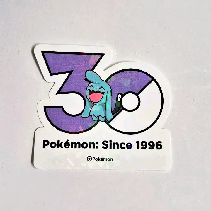 [BUNJANG] Pokemon 30th Anniversary Logo Sticker Set / [판매/교환] 포켓몬 30주년 로고 스티커 마자