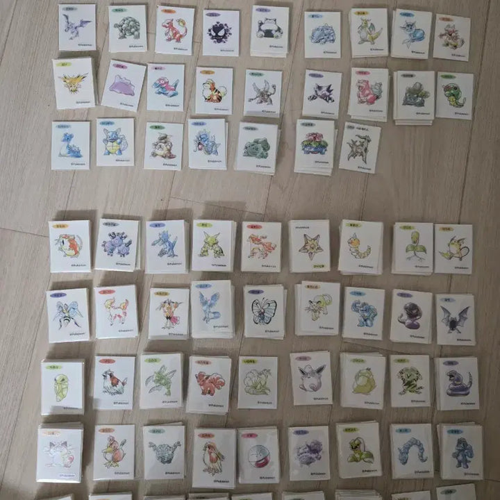 [BUNJANG] Pokemon Stickers / 포켓몬 띠부씰 판매