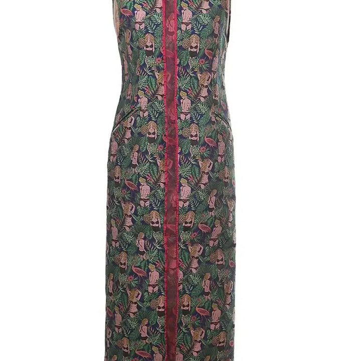 [BUNJANG] Siholin Tropical Flamingo Print One-Piece Dress / 씨호린 원피스