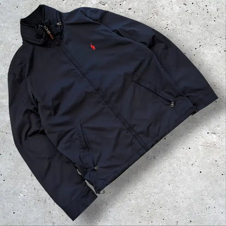 [BUNJANG] Polo Ralph Lauren Red Pony Windbreaker Jacket Navy / [S] 폴로 랄프로렌 레드 포니 바람막이 자켓 네이비