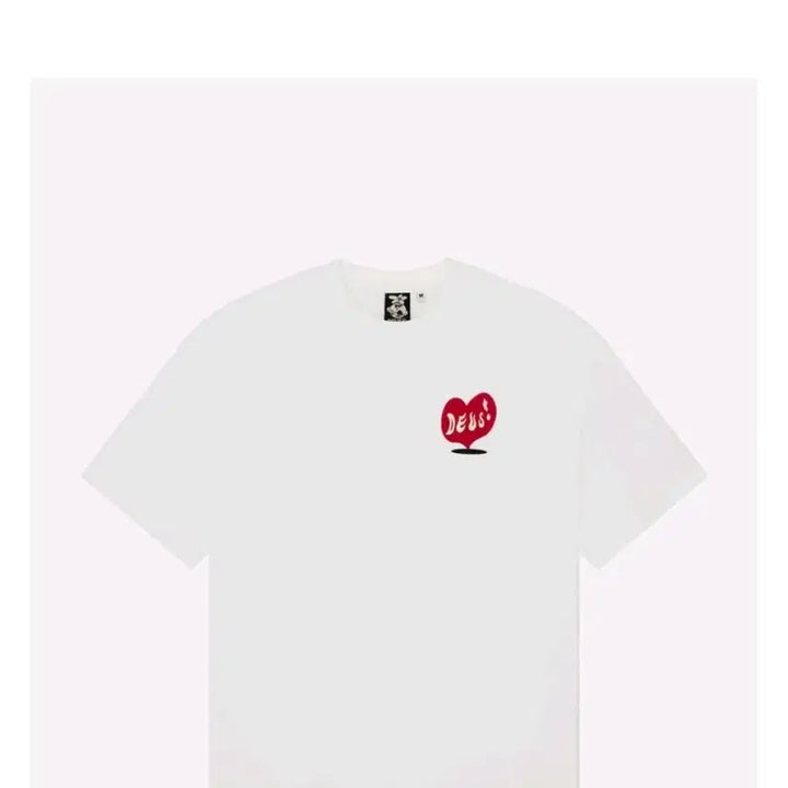 [BUNJANG] Deus Ex Machina Deep Cut T-Shirt White XL / [새상품XL] 데우스 엑스 마키나 딥 컷 티셔츠 화이트