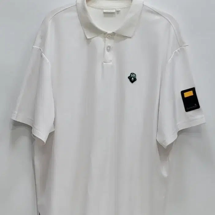 [SOLD OUT] 골든베어 23SS 오버핏 반팔 카라 티셔츠 / 남 XXL 화이트