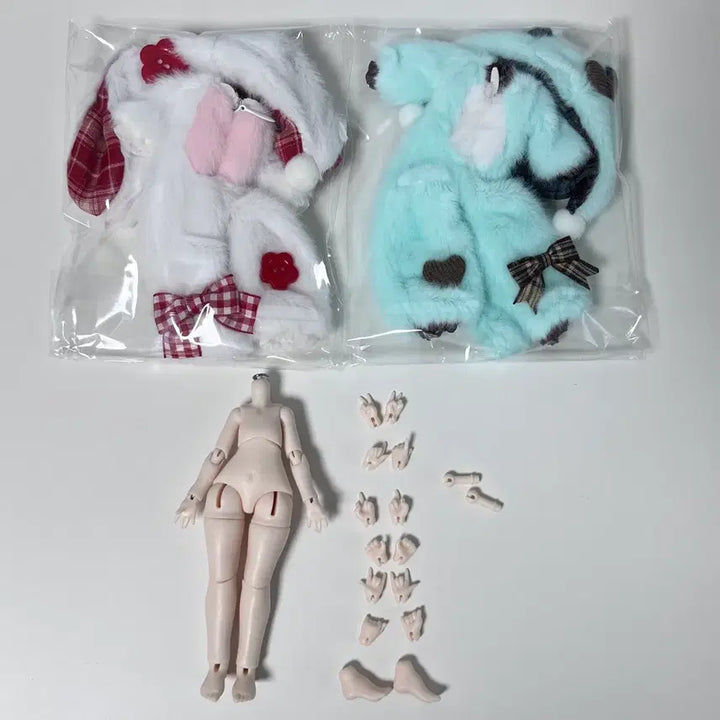 [BUNJANG] BJD Doll Clothes 1/12 Scale / 구체관절인형 BJD 1/12 의상+바디 세트