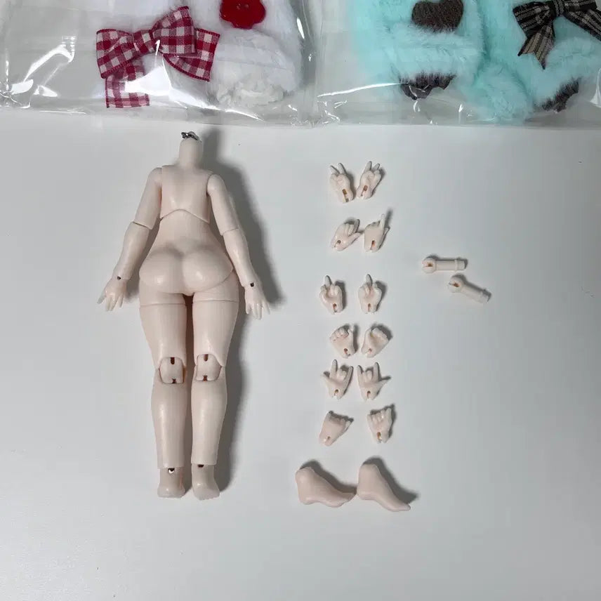 [BUNJANG] BJD Doll Clothes 1/12 Scale / 구체관절인형 BJD 1/12 의상+바디 세트