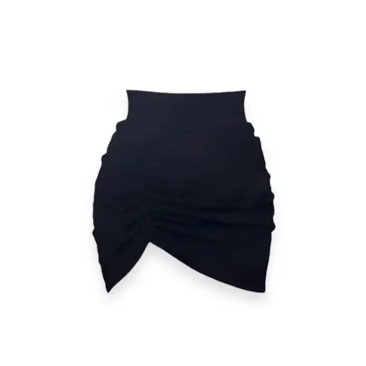 [BUNJANG] Shirring Mini Skirt &amp; Denim Skirt Set / 치마