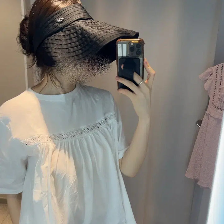 [BUNJANG] Wide Brim Roll-Up Sun Cap with UV Protection Patent (2 Colors) / 국산 자외선차단 특허 썬캡 돌돌이모자 와이드챙 2컬러