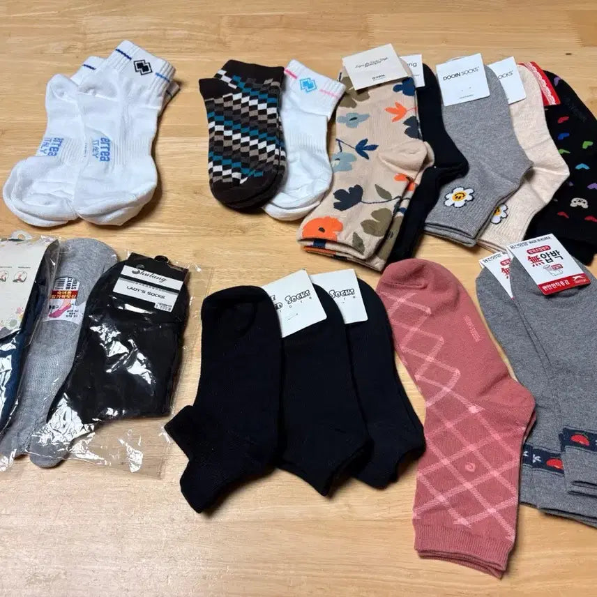 [BUNJANG] Cotton Socks Bundle Set New / 면 좋은 양말 일괄 새상품