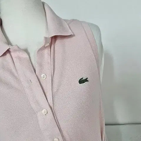 [BUNJANG] Lacoste Sleeveless Cotton Dress Pink / 새상품)라코스테 원피스