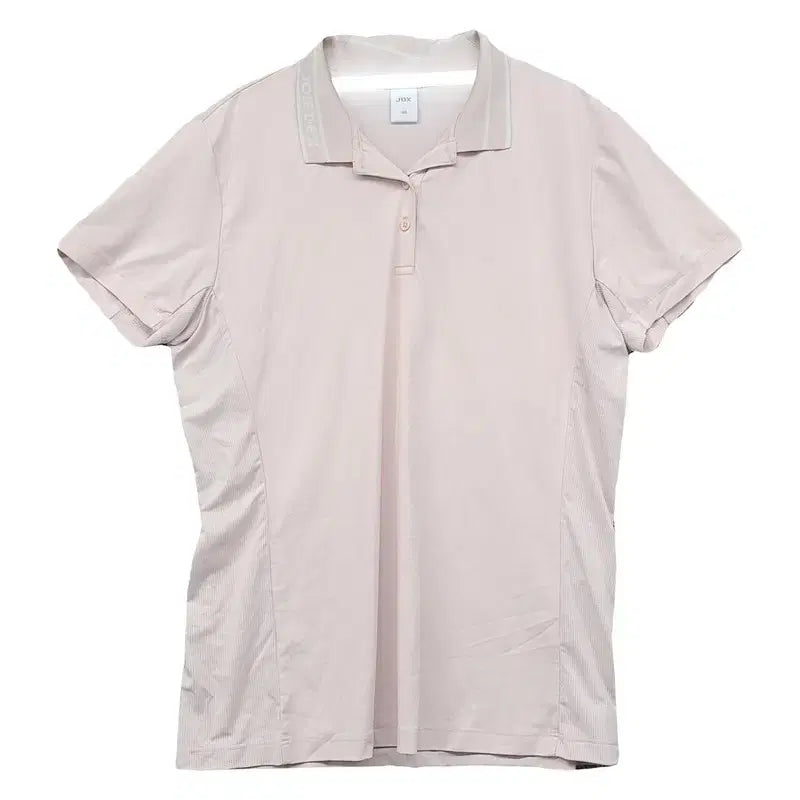[BUNJANG] JDX Light Pink Golf Short Sleeve Polo Shirt (Size 100) / JDX 라이트 핑크 골프 반팔 카라티 100