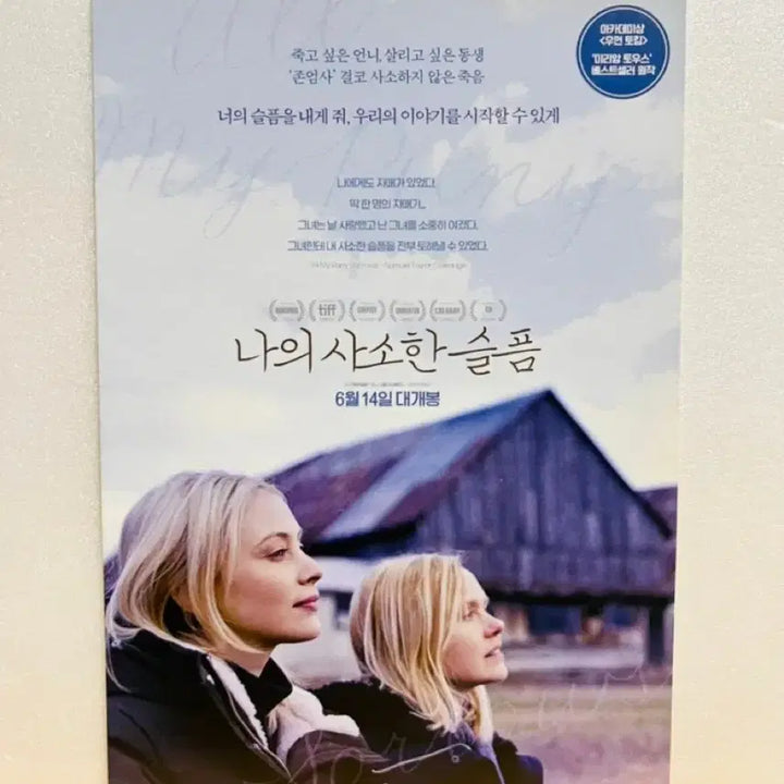 [BUNJANG] My Little Sorrow (2023) Large Postcard Set / [영화전단지/영화엽서] (큰엽서 1장) 나의 사소한 슬픔 (2023)
