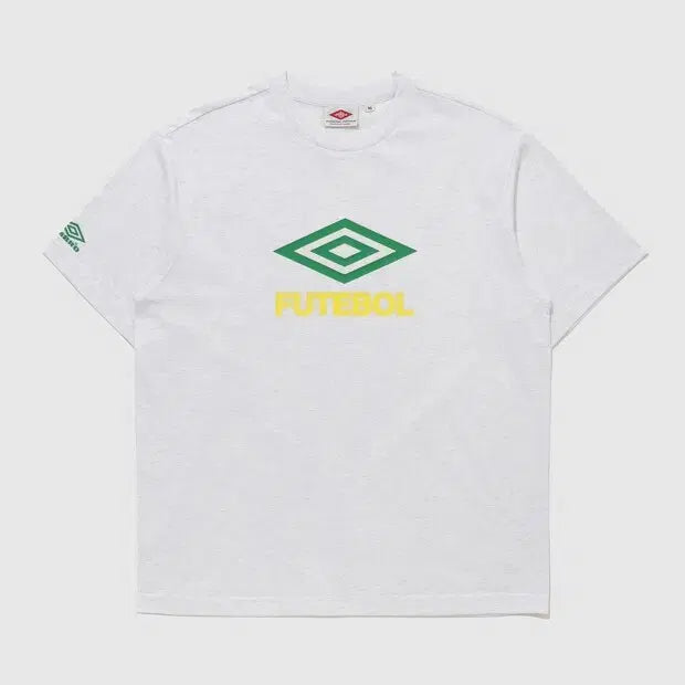 [BUNJANG] Umbro HBL Football Puchibou T-Shirt White Melange / 엄브로 티셔츠(HBL 풋볼 푸치보우) 새상품 95