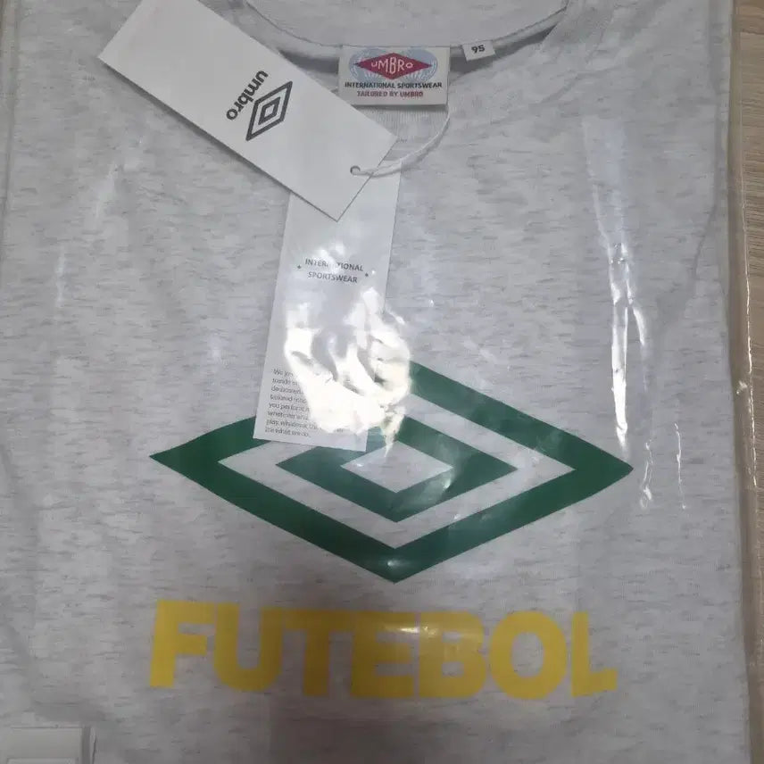 [BUNJANG] Umbro HBL Football Puchibou T-Shirt White Melange / 엄브로 티셔츠(HBL 풋볼 푸치보우) 새상품 95