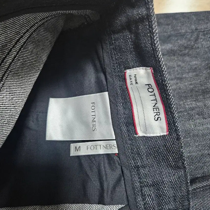 [BUNJANG] Portners Two-Tuck Wide Black Jeans M / 포트너스 투턱 와이드 블랙진 m