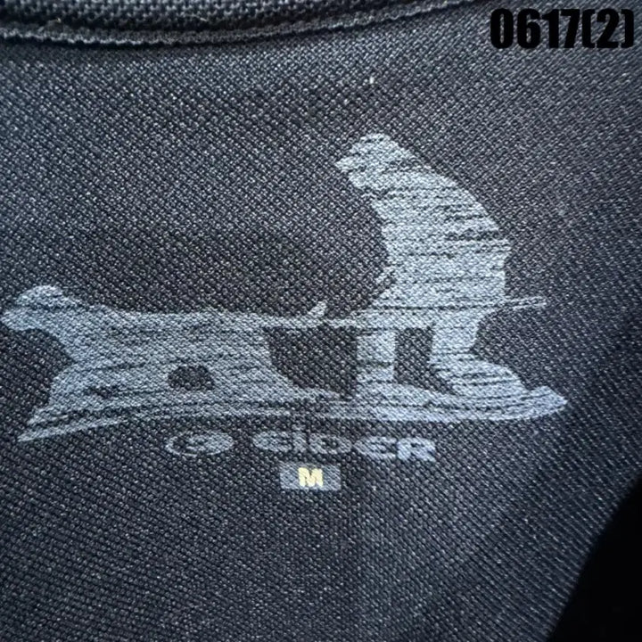 [BUNJANG] Eider Camouflage Short Sleeve Polo Shirt Blue M / 아이더 카모플라쥬 반팔 카라티 블루 M