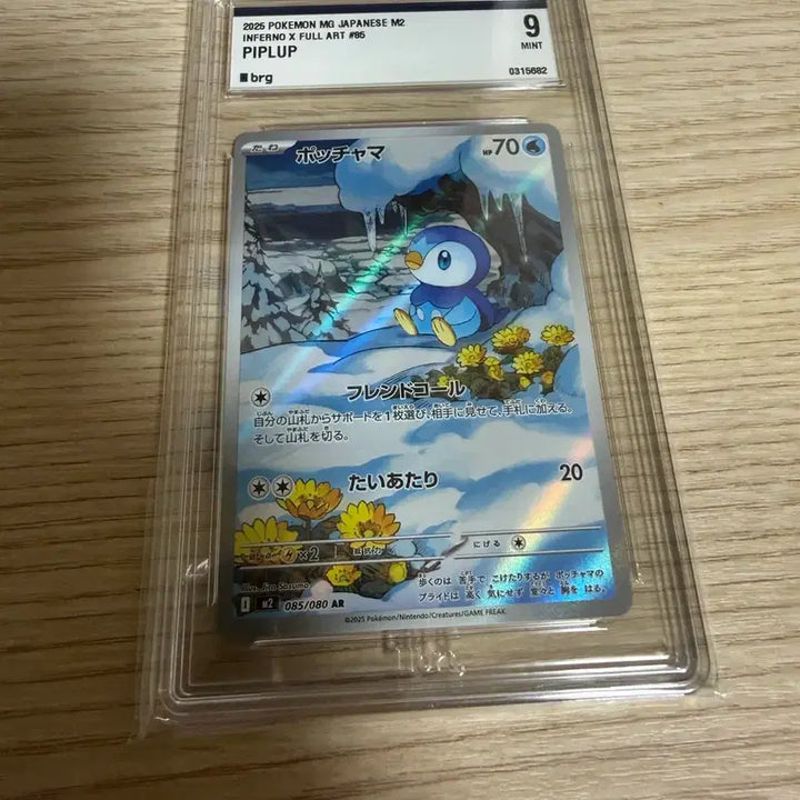 [BUNJANG] Pokemon Card Japanese Piplup (brg9) / 포켓몬 카드 일판 팽도리(brg9)