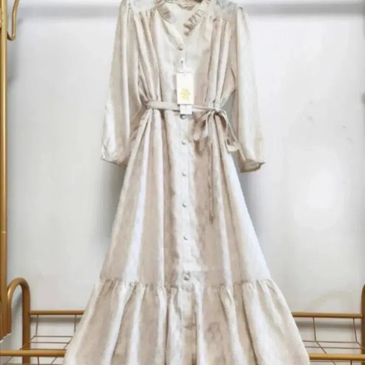 [BUNJANG] Cacharel Chiffon Long Dress / 까사렐 쉬폰롱원피스55,77사이즈(새상품)