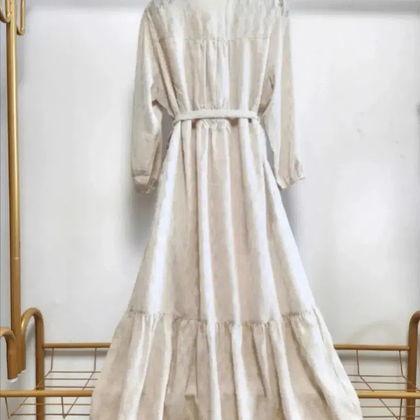 [BUNJANG] Cacharel Chiffon Long Dress / 까사렐 쉬폰롱원피스55,77사이즈(새상품)