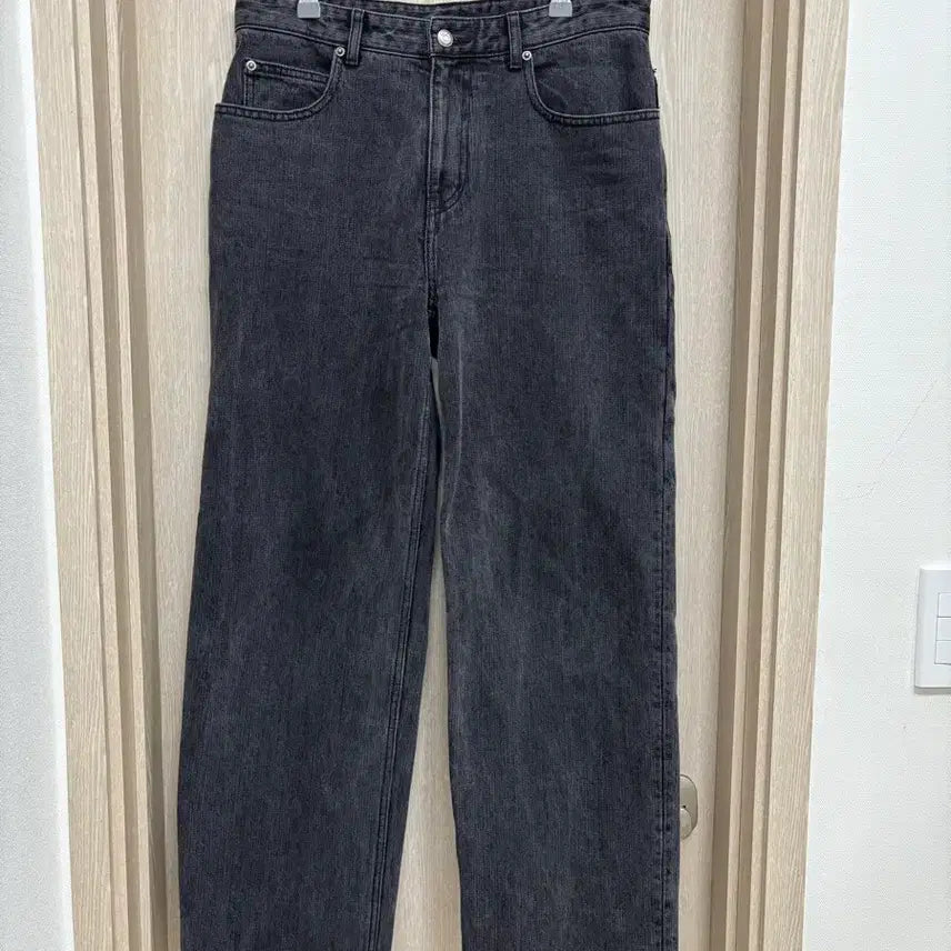 [BUNJANG] System Homme 25FW Washed Wide Fit Dark Grey Denim Pants / 25FW)시스템옴므 워시드 와이드핏 데님팬츠30~31/다크그레이