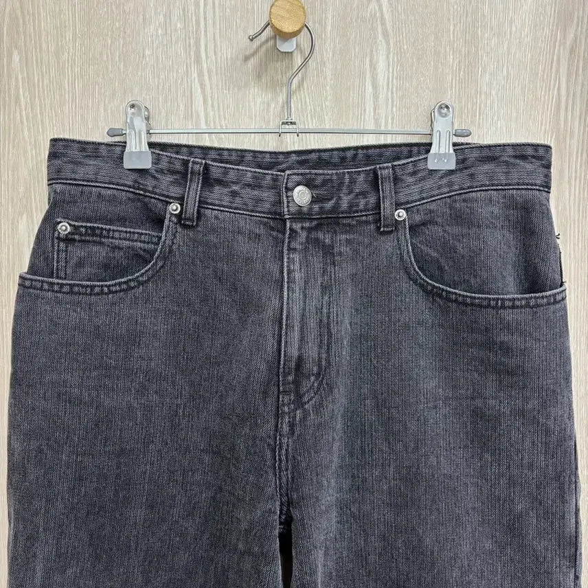 [BUNJANG] System Homme 25FW Washed Wide Fit Dark Grey Denim Pants / 25FW)시스템옴므 워시드 와이드핏 데님팬츠30~31/다크그레이