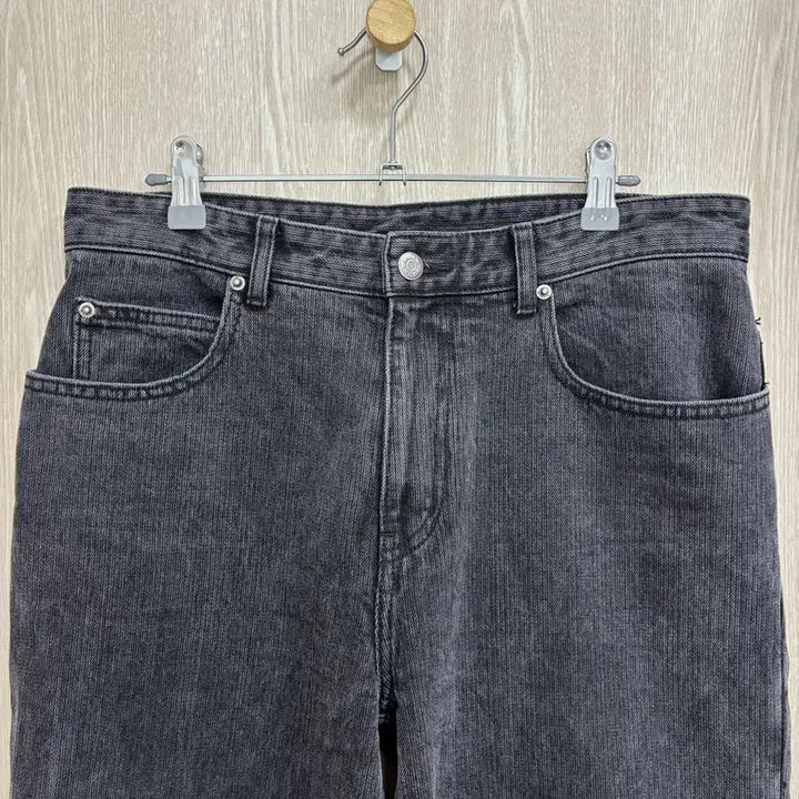 [BUNJANG] System Homme 25FW Washed Wide Fit Dark Grey Denim Pants / 25FW)시스템옴므 워시드 와이드핏 데님팬츠30~31/다크그레이