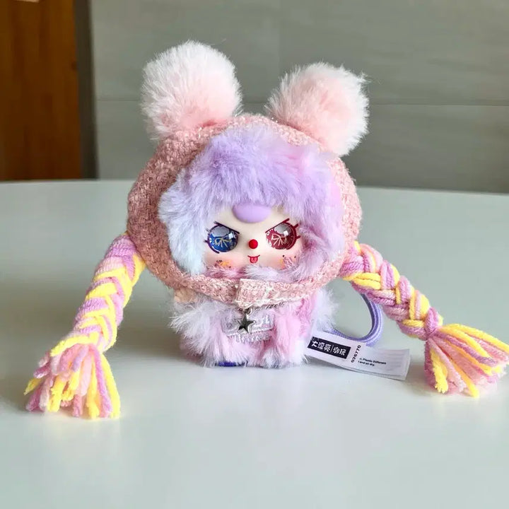 [BUNJANG] Babyslee 3 Rebel Project Piggy Tails Pink / 베이비쓰리 레벨프로젝트 반항아 _핑크양갈래