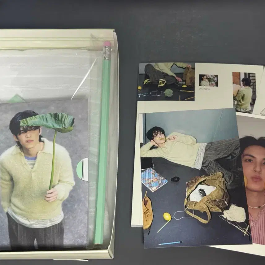 [BUNJANG] DAY6 Wonpil Unfiltered Album Book Pouch Lemon Postcard / 데이식스 원필 언필터드 앨범 북파우치 레몬엽서