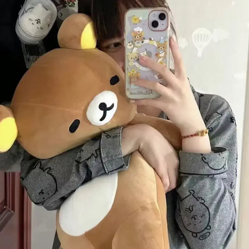 [BUNJANG] Rilakkuma Lying Plush Toy / 리락쿠마 누워있는인형