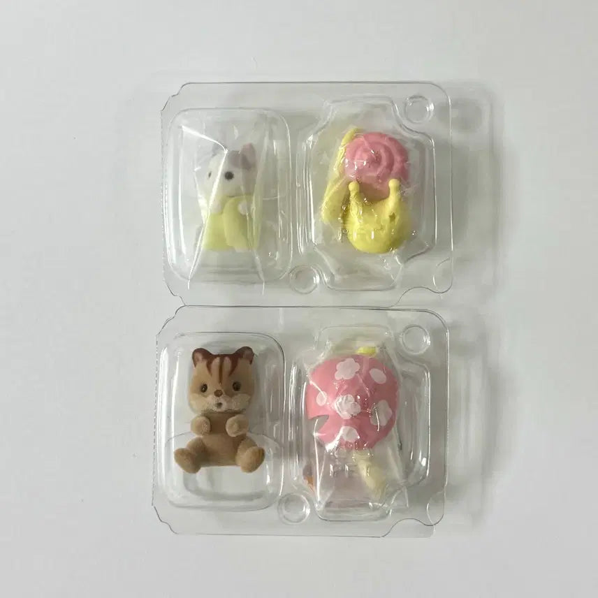 [BUNJANG] Sylvanian Families Baby Forest Fairy Blind Pack Snail Mushroom Bundle Set / (일괄) 실바니안 아기숲속요정 블라인드팩 달팽이 버섯