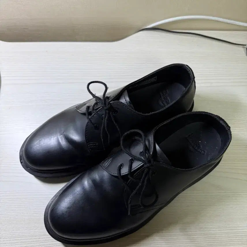 [BUNJANG] Dr. Martens 1461 3-Eye Mono Black (UK 6) / 250,255,260) 닥터마틴 1461 3홀 모노 블랙 uk6