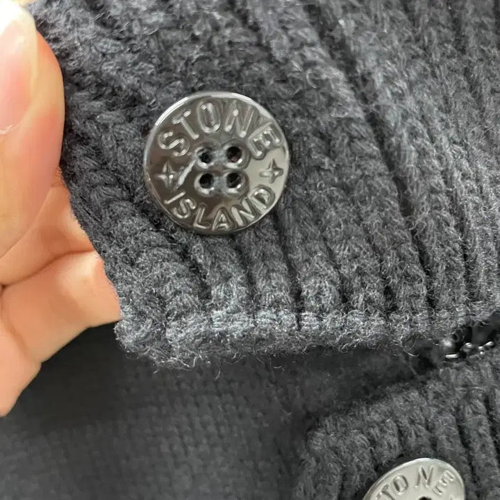 [BUNJANG] Stone Island 24FW Lambswool Zip-Up Cardigan XL / [새상품급/24fw] 스톤아일랜드 램스울 집업 가디건 XL