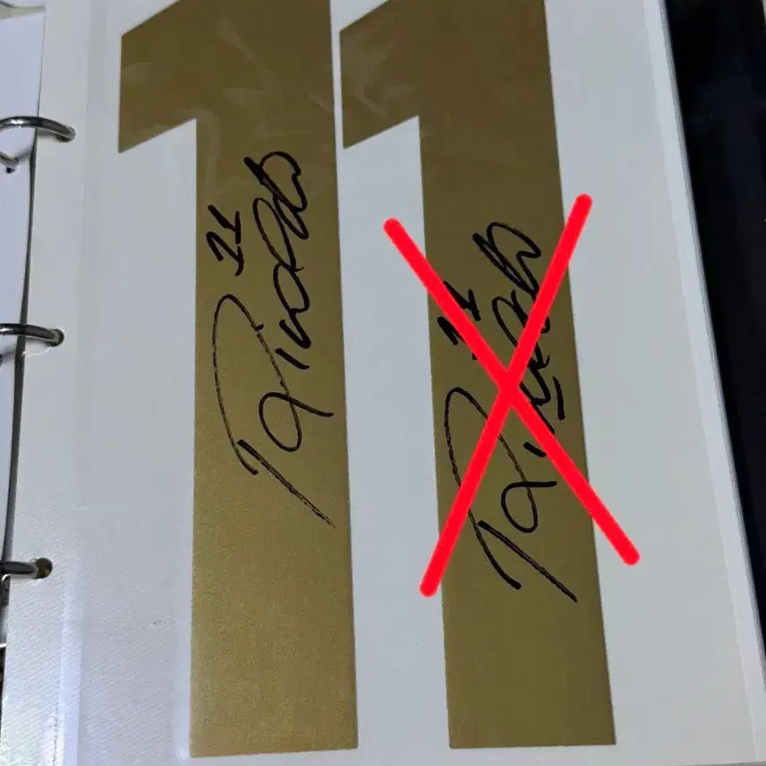 [BUNJANG] Rivaldo Signed Number Jersey / 히바우두 싸인 넘버