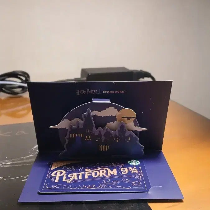 [BUNJANG] Starbucks Harry Potter 9 3/4 Reusable Bag / 스타벅스 해리포터 팝업 카드, 9와 4분의 3 리유저블백