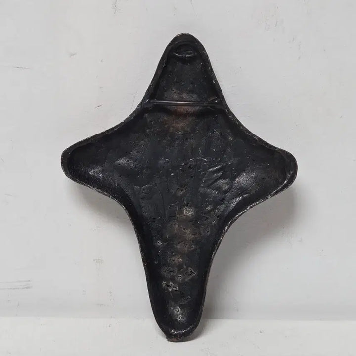 [BUNJANG] Antique 1980s Catholic Brass Cross Religious Artifact / 앤틱 80년대 가톨릭 십자가 황동 금속 십자가 성물