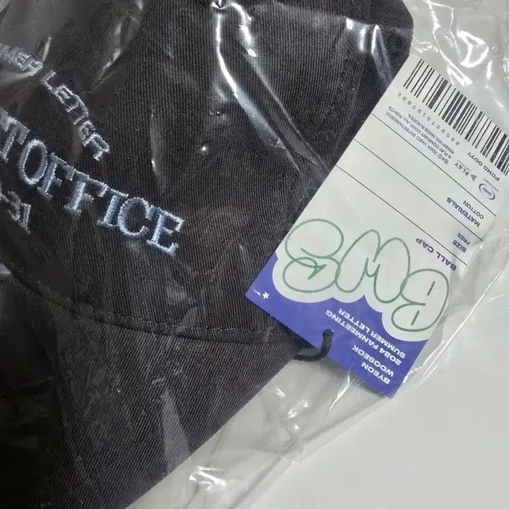 [BUNJANG] Byeon Woo Seok Fanmeeting Official MD Ball Cap Hat (Sealed) / 변우석 ball cap 볼캡 모자 팬미팅 공식MD 미개봉