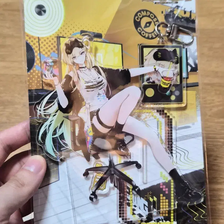 [BUNJANG] MeiZhao Compose Rinne Acrylic Stand &amp; Keyring / 명조 컴포즈 린네 아크릴 스탠드&amp;키링 팝니다