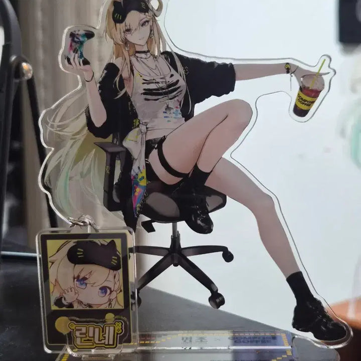 [BUNJANG] MeiZhao Compose Rinne Acrylic Stand &amp; Keyring / 명조 컴포즈 린네 아크릴 스탠드&amp;키링 팝니다