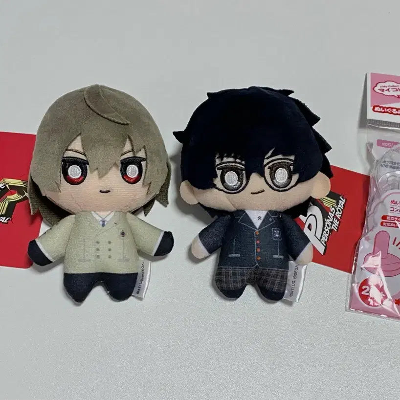 [BUNJANG] Persona 5 Protagonist Joker Amamiya Ren &amp; Akechi Goro Nui Plush Bundle Set with Nui Stand / 일괄)페르소나5 주인공 조커 아마미야 렌&amp;아케치 고로 누이+누이스탠드