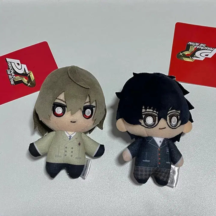 [BUNJANG] Persona 5 Protagonist Joker Amamiya Ren &amp; Akechi Goro Nui Plush Bundle Set with Nui Stand / 일괄)페르소나5 주인공 조커 아마미야 렌&amp;아케치 고로 누이+누이스탠드