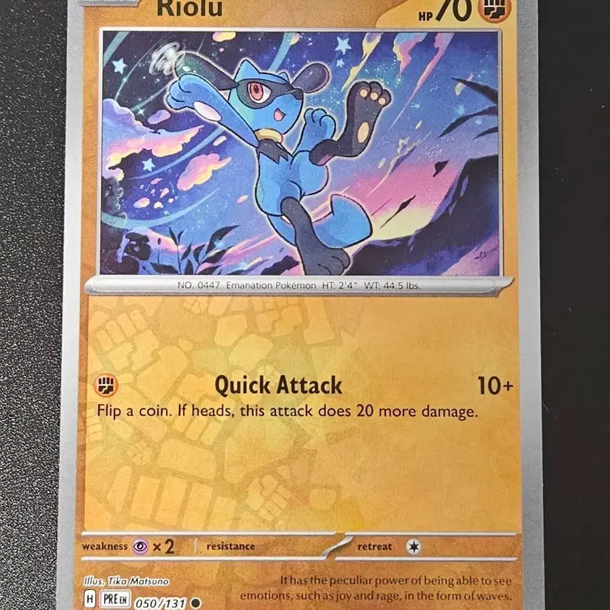 [BUNJANG] Pokemon Card Lior 050/131 (PREen) Holo / [영판/홀로] 리오르 050/131 (PREen) 포켓몬카드
