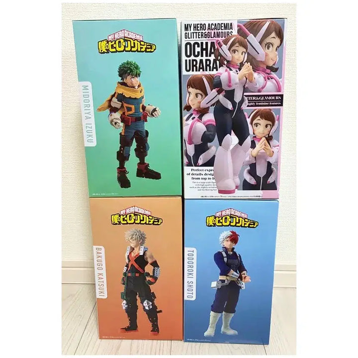 [BUNJANG] My Hero Academia 4 Figure Set (Sealed) / (미개봉) 나의 히어로 아카데미아 피규어 4종 세트