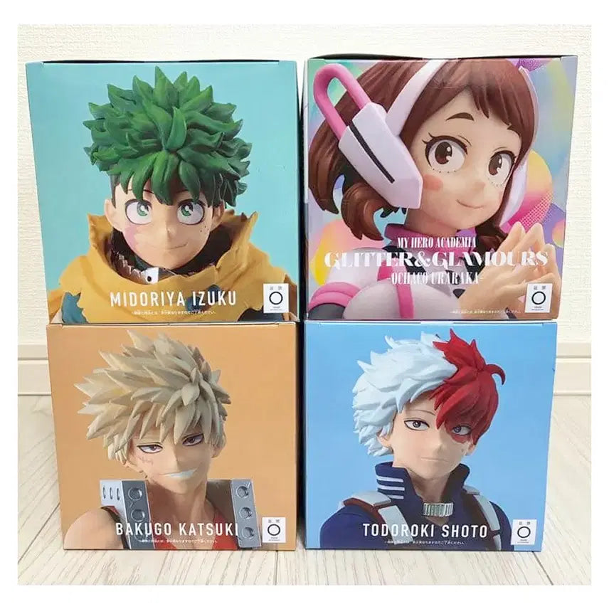 [BUNJANG] My Hero Academia 4 Figure Set (Sealed) / (미개봉) 나의 히어로 아카데미아 피규어 4종 세트