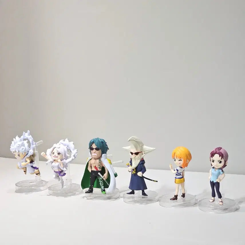 [BUNJANG] One Piece Naval Battle Gacha Figure Bundle Set / [가챠] 원피스 해전 피규어 가챠 6개 일괄 정리