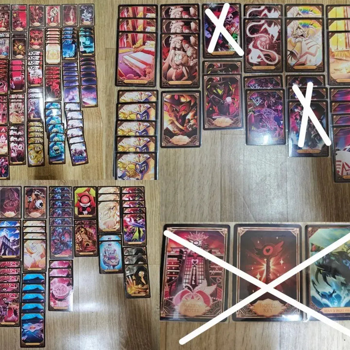 [BUNJANG] Hasbeen Hotel Trading Card Bundle Set + Level Up Acrylic Stand / 해즈빈호텔 트레이딩 카드 일괄+레벨업 아크릴 스탠드덤