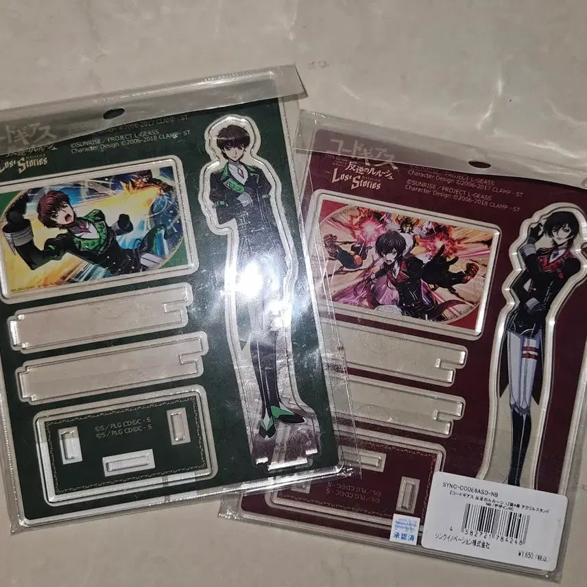 [BUNJANG] Code Geass Lelouch &amp; Suzaku Animate Acrylic Stand / 일본 애니메이트 코드기어스 를르슈&amp;스자쿠 아크릴