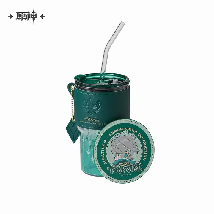 [BUNJANG] Genshin Impact Alhaitham Motif Tumbler Set (Sealed) / [미개봉] 원신 공식 알하이탐 모티브 텀블러 세트